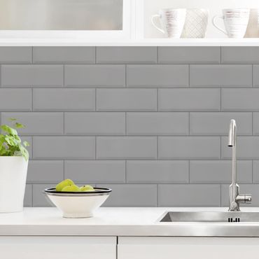 Backsplash de cozinha Ceramic Tiles Light Grey