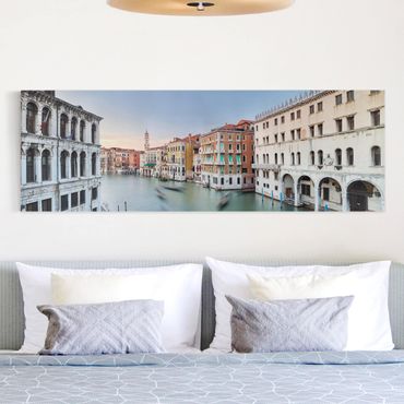 Telas decorativas Grand Canal View From The Rialto Bridge Venice