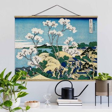 Quadros em tecido Katsushika Hokusai - The Fuji Of Gotenyama