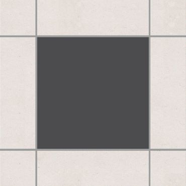 Autocolantes para azulejos Colour Dark Grey