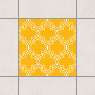 Autocolantes para azulejos Retro Morocco Melon Yellow