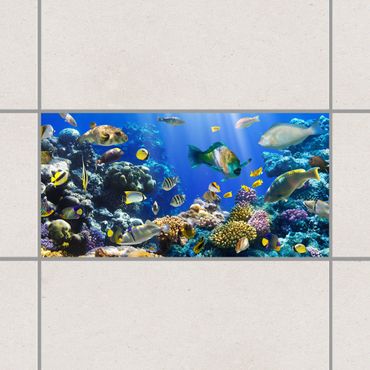 Autocolantes para azulejos Underwater Reef