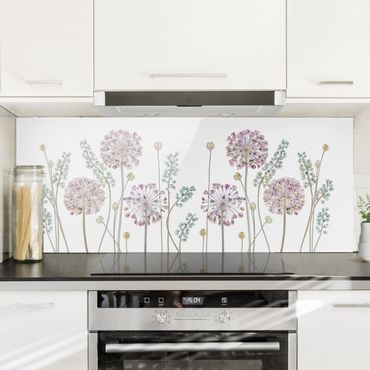 Painel anti-salpicos de cozinha Allium Illustration
