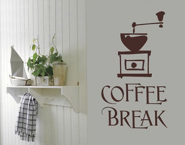 Autocolantes de parede No.SF317 coffee break 5