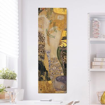 Telas decorativas Gustav Klimt - Water Serpents I