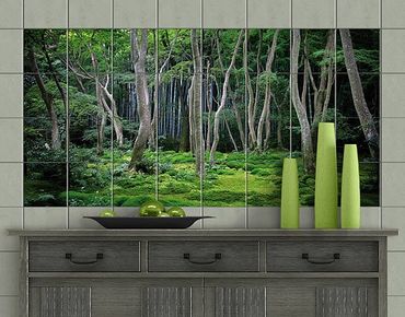 Películas para azulejos Japanese Forest
