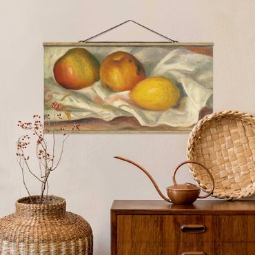 Quadros em tecido Auguste Renoir - Two Apples And A Lemon