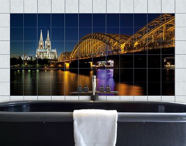 Películas para azulejos Cologne At Night