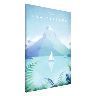 Quadros magnéticos Travel Poster - New Zealand
