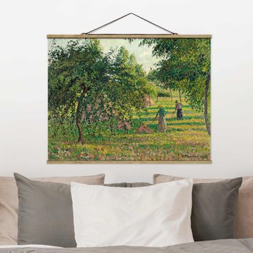 Quadros em tecido Camille Pissarro - Apple Trees And Tedders, Eragny