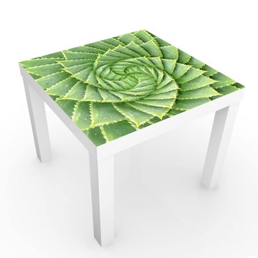 Papel autocolante para móveis Mesa Lack IKEA Spiral Aloe