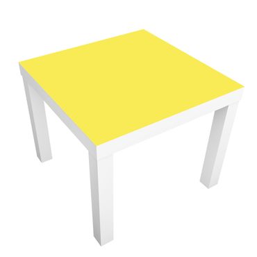 Papel autocolante para móveis Mesa Lack IKEA Colour Lemon Yellow