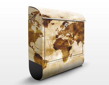 Caixas de correio No.CG75 Map Of The World