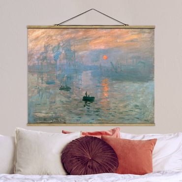Quadros em tecido Claude Monet - Impression (Sunrise)