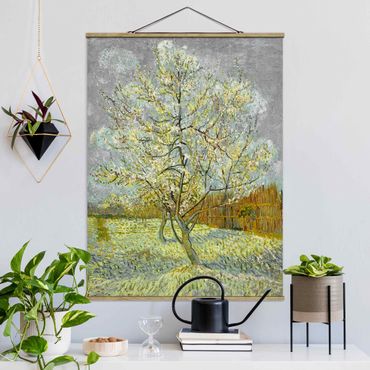 Quadros em tecido Vincent van Gogh - Flowering Peach Tree