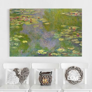 Telas decorativas Claude Monet - Green Waterlilies
