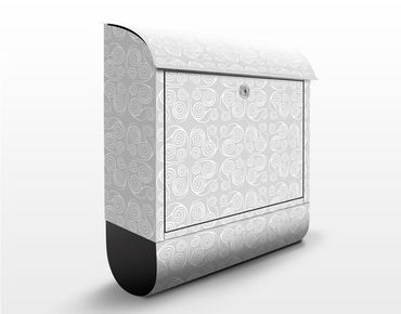 Caixas de correio Modern Ornament Grey