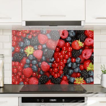 Painel anti-salpicos de cozinha Fruity Berries