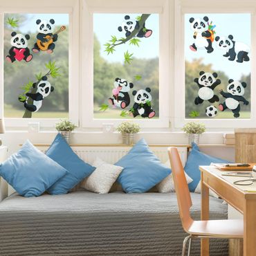 Autocolantes para vidros Panda Bear Mega Set