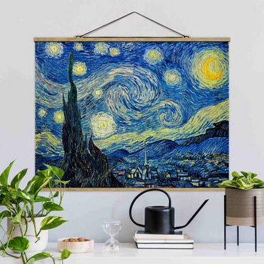 Quadros em tecido Vincent Van Gogh - The Starry Night
