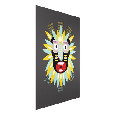 Quadros forex Collage Ethnic Mask - King Kong