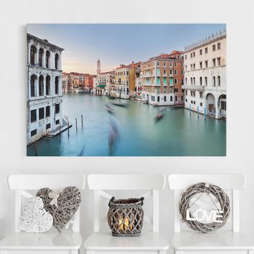 Telas decorativas Grand Canal View From The Rialto Bridge Venice