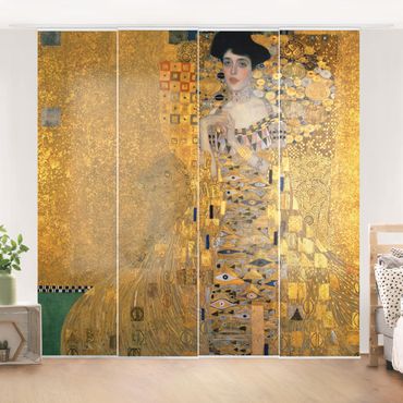 Painéis japoneses Gustav Klimt - Portrait Of Adele Bloch-Bauer I