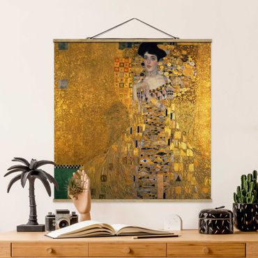 Quadros em tecido Gustav Klimt - Portrait Of Adele Bloch-Bauer I