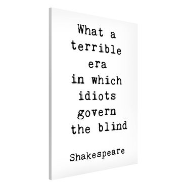 Quadros magnéticos What A Terrible Era Shakespeare