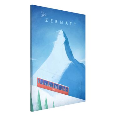 Quadros magnéticos Travel Poster - Zermatt