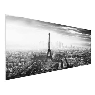 Quadros forex The Eiffel Tower From Above Black And White