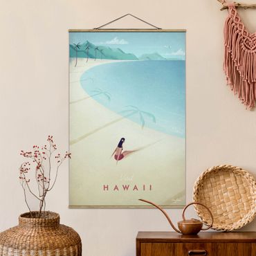 Quadros em tecido Travel Poster - Hawaii