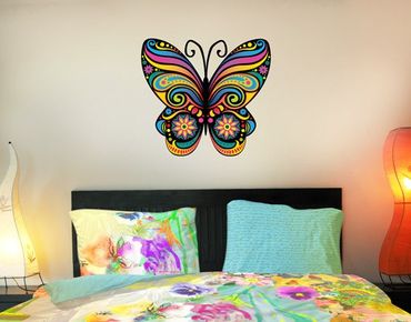 Autocolantes de parede No.BP22 Mandala Butterfly