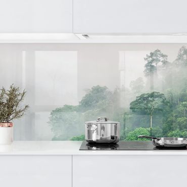 Backsplash de cozinha Jungle In The Fog