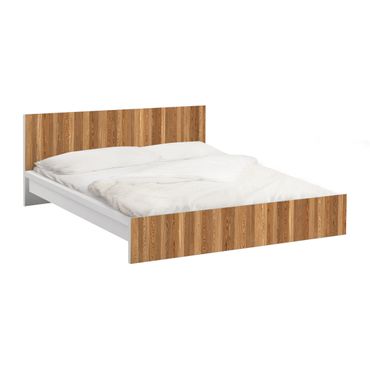 Papel autocolante para móveis Cama Malm IKEA Sen Wood