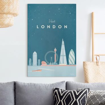Telas decorativas Travel Poster - London