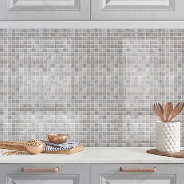 Backsplash de cozinha Mosaic Tiles Marble Look