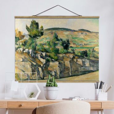 Quadros em tecido Paul Cézanne - Hillside In Provence