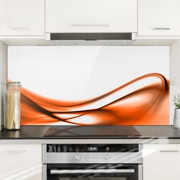 Painel anti-salpicos de cozinha Orange Touch