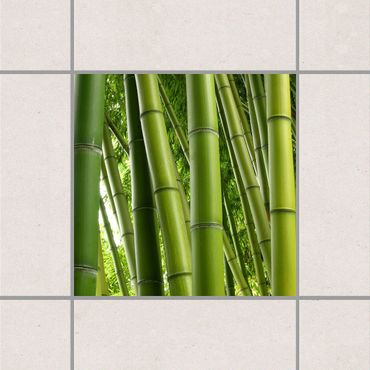 Autocolantes para azulejos Bamboo Trees No.1