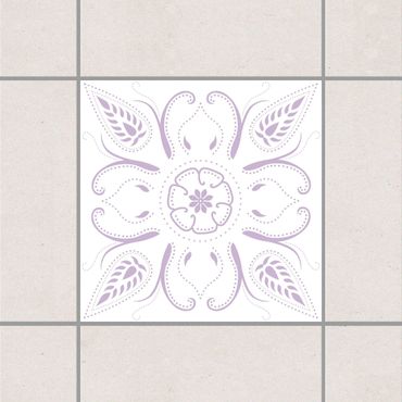 Autocolantes para azulejos Bandana White Lavender