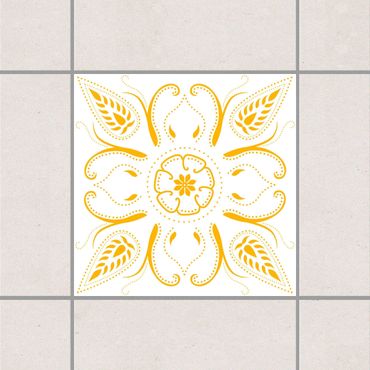 Autocolantes para azulejos Bandana White Melon Yellow