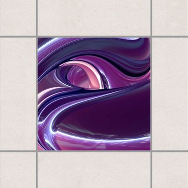 Autocolantes para azulejos Circles In Purple