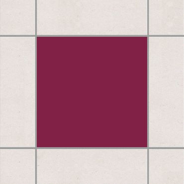 Autocolantes para azulejos Colour Wine Red
