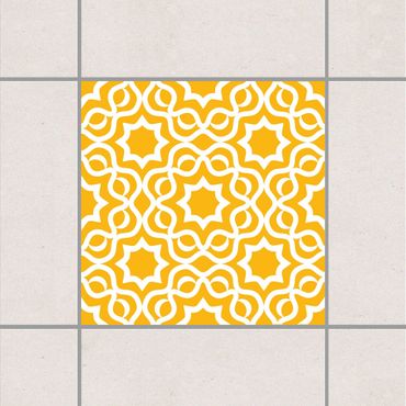 Autocolantes para azulejos Islamic Melon Yellow
