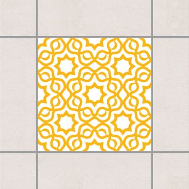 Autocolantes para azulejos Islamic White Melon Yellow