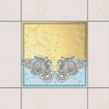 Autocolantes para azulejos Stamp Pattern