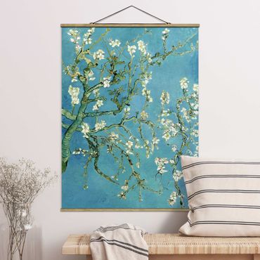 Quadros em tecido Vincent Van Gogh - Almond Blossoms