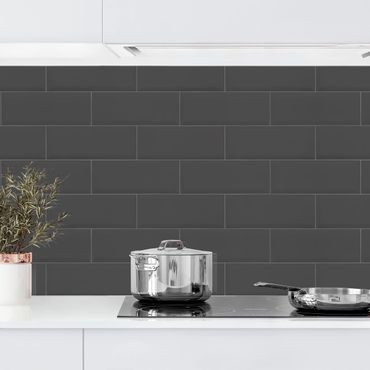 Backsplash de cozinha Ceramic Tiles Anthracite