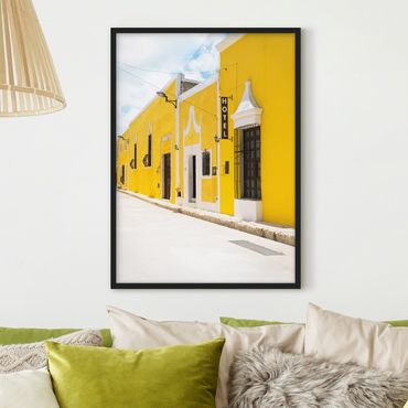 Quadros com moldura City In Yellow